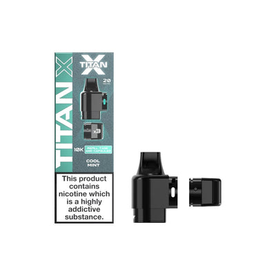 Titan X Vaping Products 20mg Titan X 10k Puff Prefilled Pods