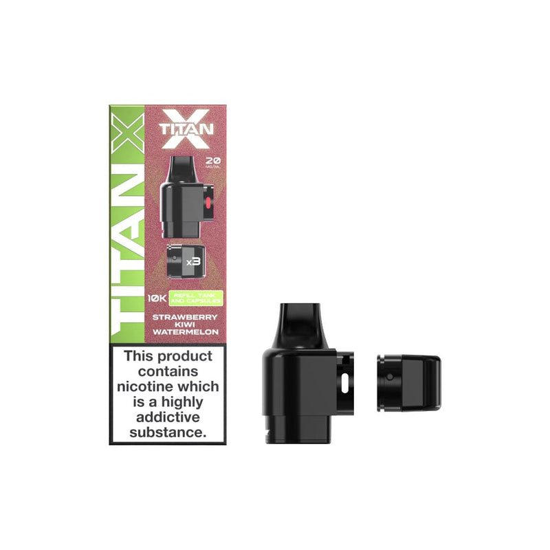 Titan X Vaping Products 20mg Titan X 10k Puff Prefilled Pods