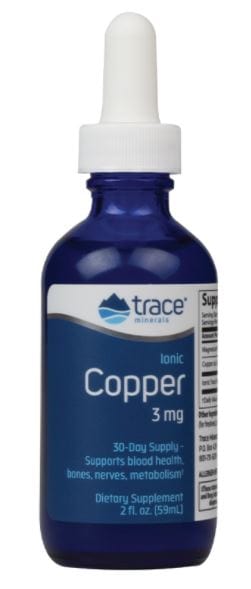 Trace Minerals Ionic Copper, 3mg - 59 ml.