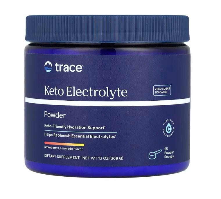 Trace Minerals Keto Electrolyte Powder, Strawberry Lemonade - 369g