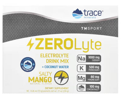 Trace Minerals ZEROLyte, Salty Mango - 30 packets