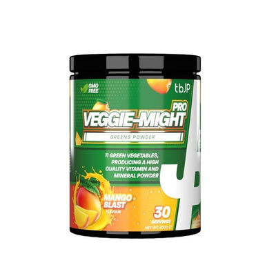 Trained by JP Health and Wellbeing Veggie-Might Pro, Mango Blast - 450 grams