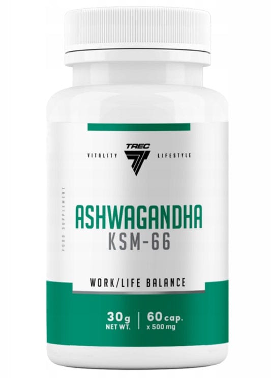 Trec Nutrition Health and Wellbeing Ashwagandha KSM-66, 500mg - 60 caps