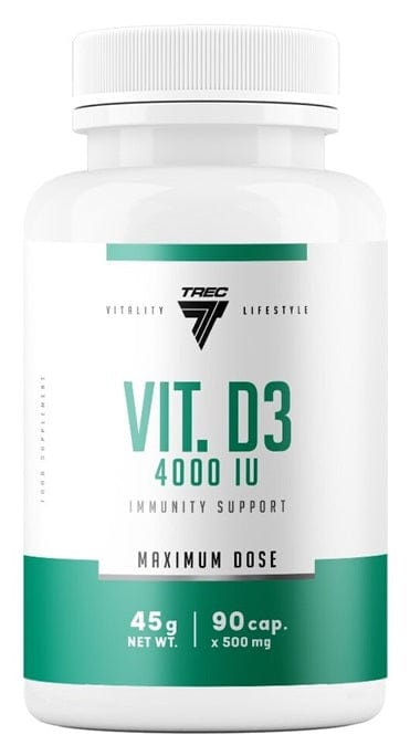 Trec Nutrition Vitamins & Minerals Vit. D3, 4000IU - 90 caps