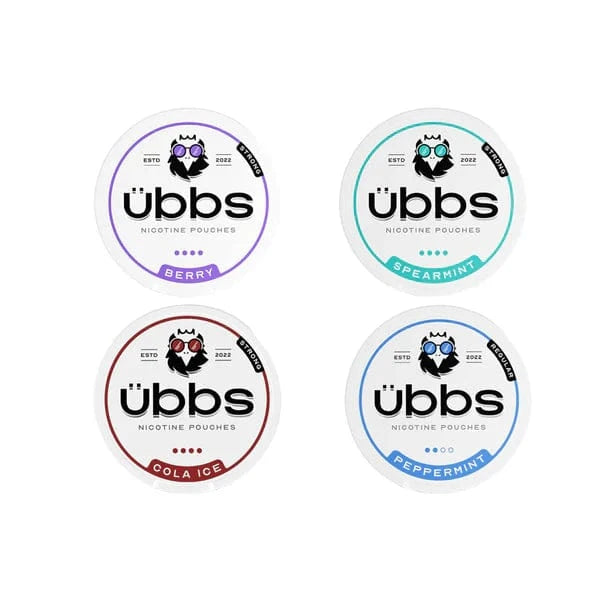 Übbs Smoking Products 11mg Ubbs Strong Nicotine Pouches Bundle 40 Cans (40 Cans For The Price 30 Cans)