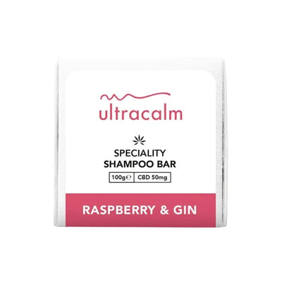 Ultracalm CBD Products Raspberry Gin Ultracalm 50mg CBD Shampoo Bar 100g