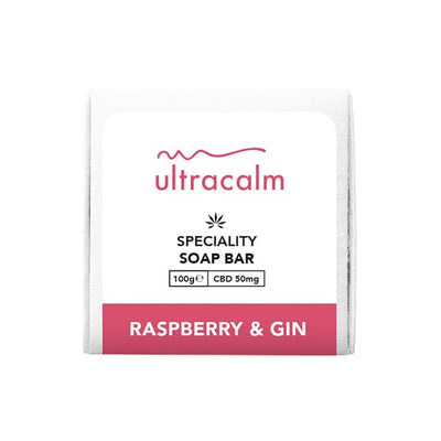 Ultracalm CBD Products Raspberry Gin Ultracalm 50mg CBD Soap 100g
