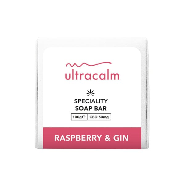 Ultracalm CBD Products Raspberry Gin Ultracalm 50mg CBD Soap 100g