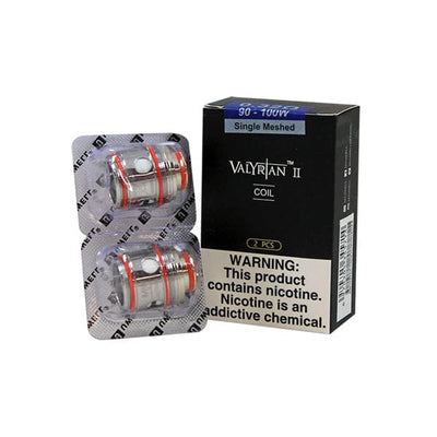 Uwell Vaping Products Dual 0.14 Ohm Uwell Valyrian 2 Tank Mesh Coil - Single/ Dual/ Triple