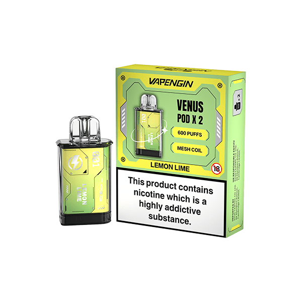 Vapengin Vaping Products Watermelon Ice 20mg Vapengin Venus Prefilled Pods 1200 Puffs - 2 Pcs