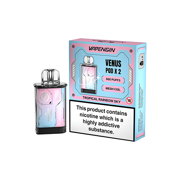Vapengin Vaping Products Watermelon Ice 20mg Vapengin Venus Prefilled Pods 1200 Puffs - 2 Pcs