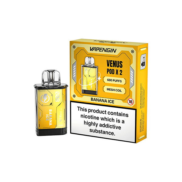 Vapengin Vaping Products Watermelon Ice 20mg Vapengin Venus Prefilled Pods 1200 Puffs - 2 Pcs