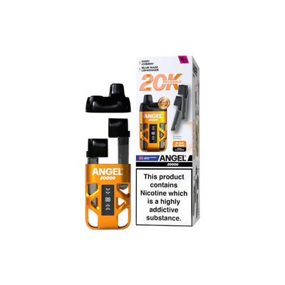 Vapes Bars Vaping Products 20mg Angel 20000 by Vapes Bars Duel Prefilled Pod Vape Kit 20000 Puffs