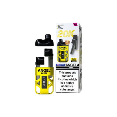 Vapes Bars Vaping Products 20mg Angel 20000 by Vapes Bars Duel Prefilled Pod Vape Kit 20000 Puffs