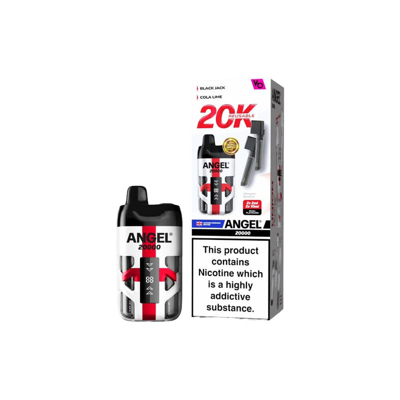 Vapes Bars Vaping Products 20mg Angel 20K by Vapes Bars Holiday Edition Prefilled Pod Vape Kit