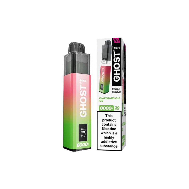 Vapes Bars Vaping Products 20mg Ghost Pro 8000+ By Vapes Bars Prefilled Pod Vape Kit