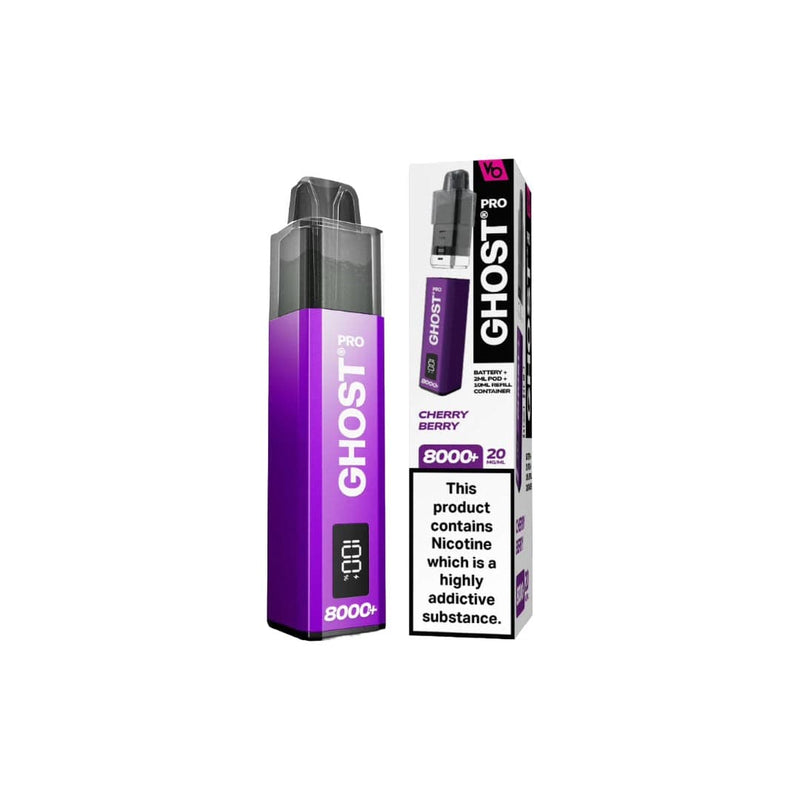Vapes Bars Vaping Products 20mg Ghost Pro 8000+ By Vapes Bars Prefilled Pod Vape Kit