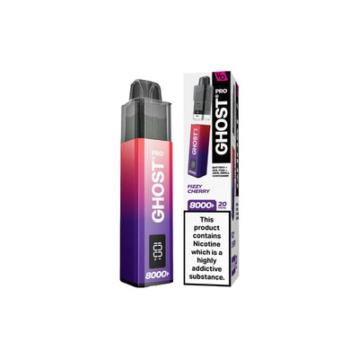 Vapes Bars Vaping Products 20mg Ghost Pro 8000+ By Vapes Bars Prefilled Pod Vape Kit