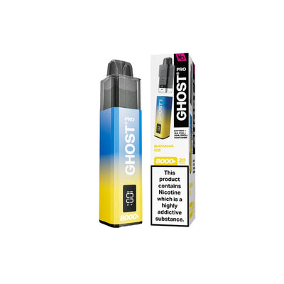 Vapes Bars Vaping Products 20mg Ghost Pro 8000+ By Vapes Bars Prefilled Pod Vape Kit