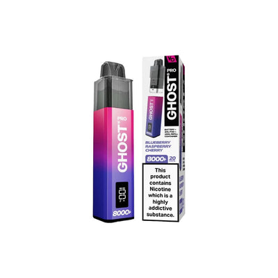 Vapes Bars Vaping Products 20mg Ghost Pro 8000+ By Vapes Bars Prefilled Pod Vape Kit