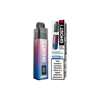 Vapes Bars Vaping Products 20mg Ghost Pro 8000+ By Vapes Bars Prefilled Pod Vape Kit