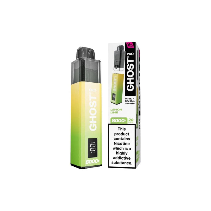 Vapes Bars Vaping Products 20mg Ghost Pro 8000+ By Vapes Bars Prefilled Pod Vape Kit
