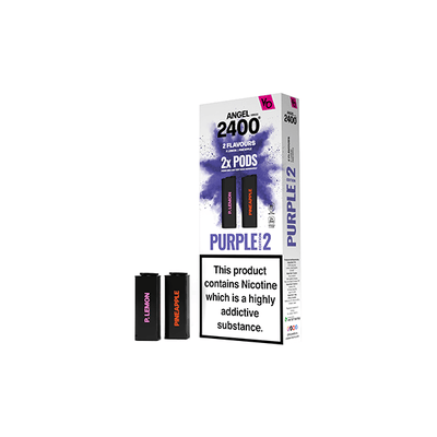 Vapes Bars Vaping Products 20mg Vapes Bars Angel 2400 Prefilled Pods 2ml 1200 Puffs - 2 Pcs