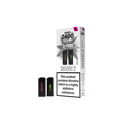 Vapes Bars Vaping Products 20mg Vapes Bars Angel 2400 Prefilled Pods 2ml 1200 Puffs - 2 Pcs