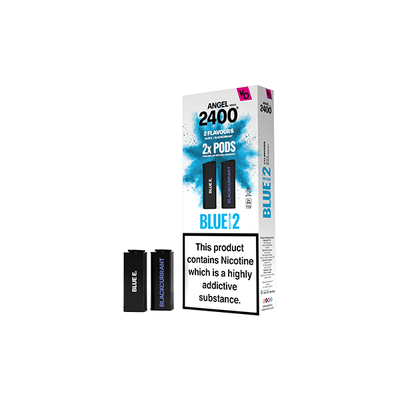 Vapes Bars Vaping Products 20mg Vapes Bars Angel 2400 Prefilled Pods 2ml 1200 Puffs - 2 Pcs
