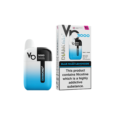 Vapes Bars Vaping Products Blue Razz Lemonade Vapes Bar Diamond 3000 20mg Pod Vape Kit 3000 Puffs