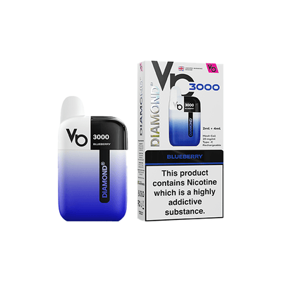 Vapes Bars Vaping Products Blueberry Vapes Bar Diamond 3000 20mg Pod Vape Kit 3000 Puffs