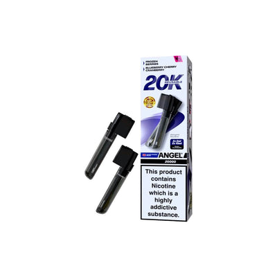 Vapes Bars Vaping Products Coastal Fizz Edition 20mg Angel 20K Pods By Vapes Bars Holiday Edition Prefilled Pods