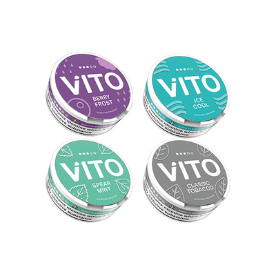 VITO Smoking Products 10mg VITO Nicotine Pouches - 20 Pouches