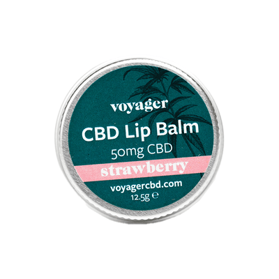 Voyager CBD Products Strawberry Voyager 50mg CBD Nourish and Protect Lip Balm - 12.5g