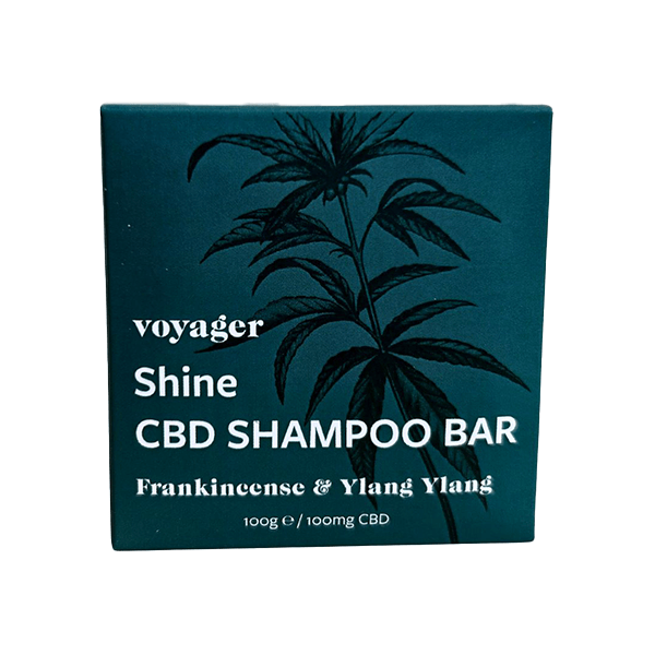 Voyager CBD Products Voyager 100mg CBD Shine Shampoo Bar - 100g