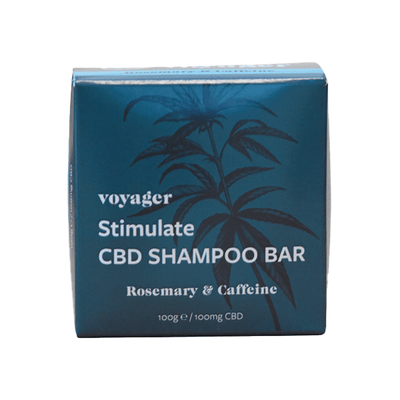 Voyager CBD Products Voyager 100mg CBD Stimulate Shampoo Bar - 100g