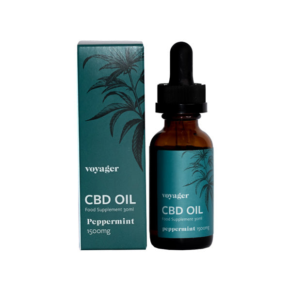 Voyager CBD Products Voyager 1500mg CBD Peppermint Oil - 30ml