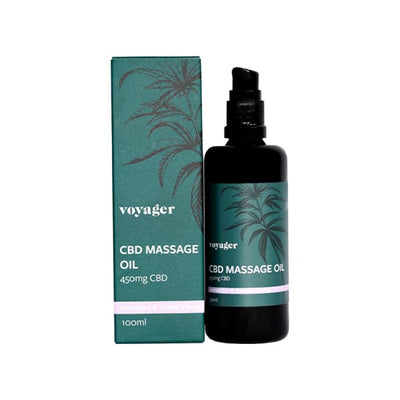 Voyager CBD Products Voyager 450mg CBD Lavender & Ylang Ylang Massage Oil - 100ml