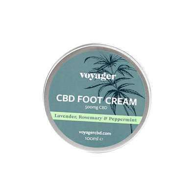 Voyager CBD Products Voyager 500mg CBD Foot Cream - 100ml
