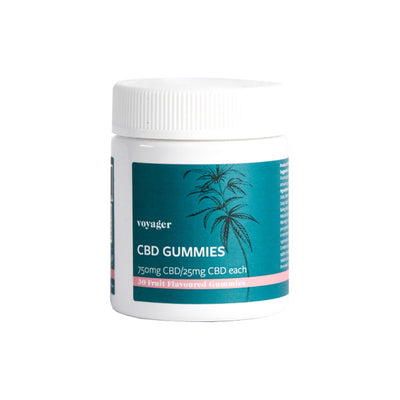Voyager CBD Products Voyager 750mg CBD Gummies - 30 Pieces
