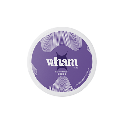 Wham Smoking Products Berry Frost 14mg Wham Regular Nicotine Pouch - 20 Pouches