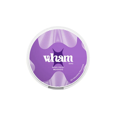 Wham Smoking Products Berry Frost 6mg Wham Regular Nicotine Pouch - 20 Pouches