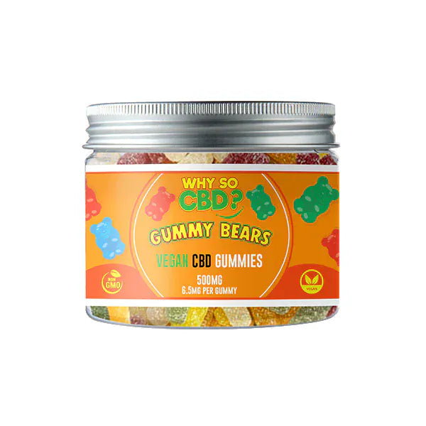 Why So CBD CBD Products Gummy Bears Why So CBD? 500mg Broad Spectrum CBD Small Vegan Gummies - 11 Flavours