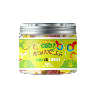 Why So CBD CBD Products Sour Dummies Why So CBD? 500mg Broad Spectrum CBD Small Vegan Gummies - 11 Flavours