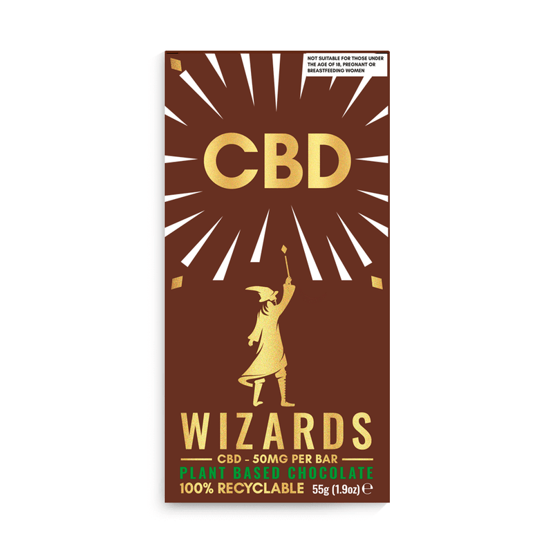 Wizards Magic CBD CBD Products 1 Bar The Wizards Magic 50mg CBD Chocolate - Plant Based
