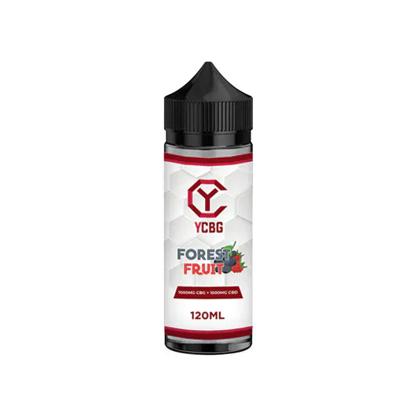 YCBG CBD Products Forest Fruit yCBG 1000mg CBD + 1000mg CBG E-liquid 120ml (BUY 1 GET 1 FREE)