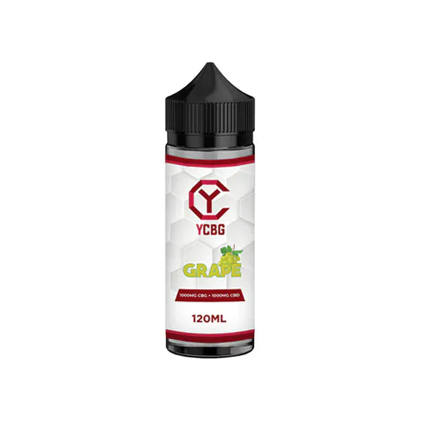 YCBG CBD Products Grape yCBG 1000mg CBD + 1000mg CBG E-liquid 120ml (BUY 1 GET 1 FREE)