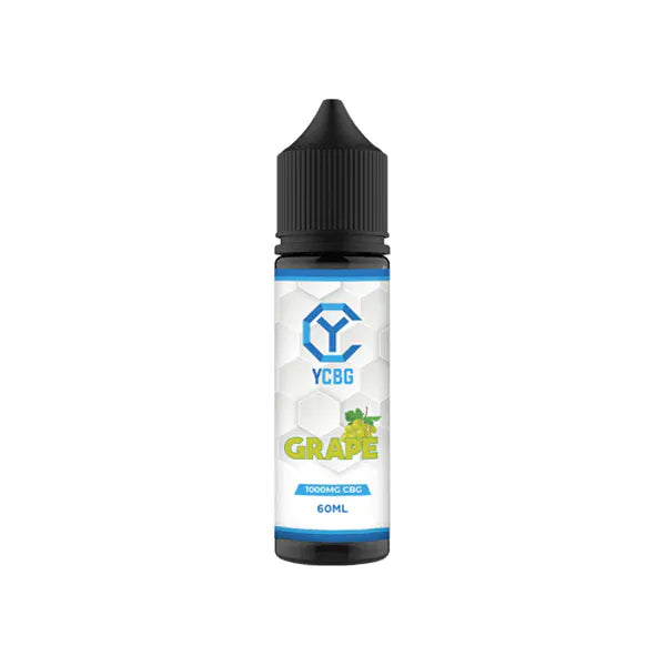 YCBG CBD Products Grape yCBG 1000mg CBG E-liquid 60ml (BUY 1 GET 1 FREE)