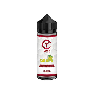 YCBG CBD Products Grape yCBG 500mg CBD + 500mg CBG E-liquid 120ml (BUY 1 GET 1 FREE)
