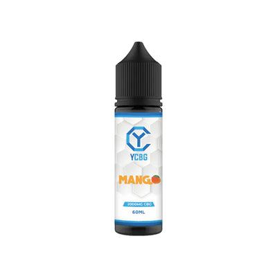 YCBG CBD Products Mango yCBG 2000mg CBG E-liquid 60ml (BUY 1 GET 1 FREE)